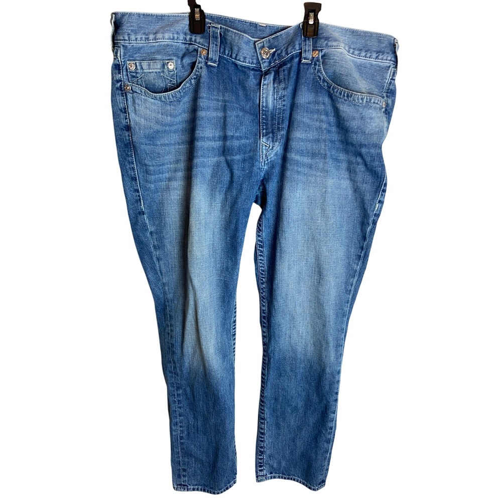 True Religion Women's Jeans Denim Light Wash Section Slim Seat Size 46
